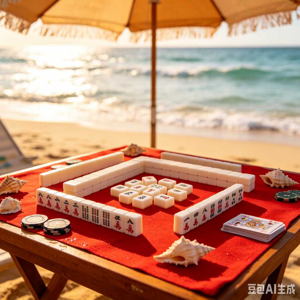 gradient blue mahjong tiles